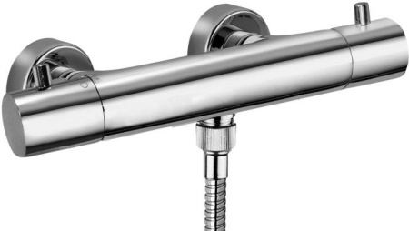 Фото смеситель для душа paffoni light liq168cr термостат, хром