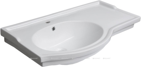 Фото раковина для тумбы shenxin луис 90 l, белая