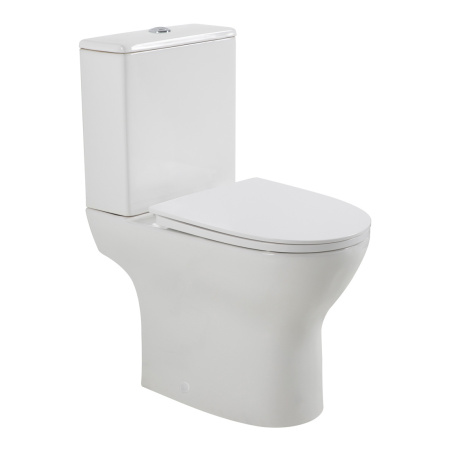 Фото унитаз напольный belbagno lounge bb045cpr, безободковый