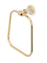 Фото полотенцедержатель boheme murano crystal 10905-crst-g, золото
