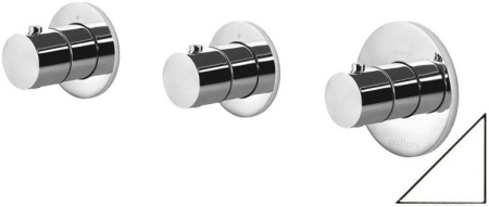 Фото встраиваемый смеситель для ванны и душа paffoni modular box mde018bo, белый матовый