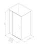 Фото душевой угол allen brau priority 3.31005.ba + 3.31020.ba 100*100*200 см, профиль серебро браш