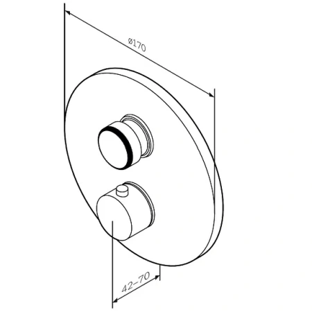Фото смеситель для ванны и душа am.pm inspire v2.0, хром