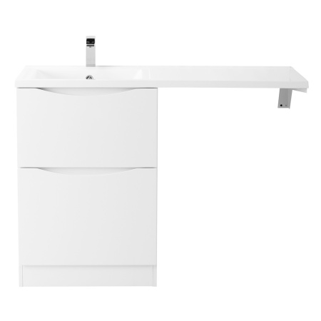 Фото тумба напольная belbagno lavanderia-58/120-l bianco lucido