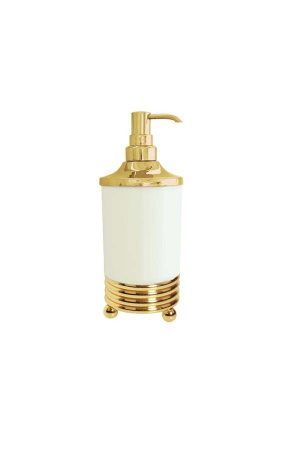 Фото дозатор настольный boheme hermitage 10359, gold