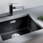 Фото мойка кухонная blanco subline 500 u 523434 алюметаллик
