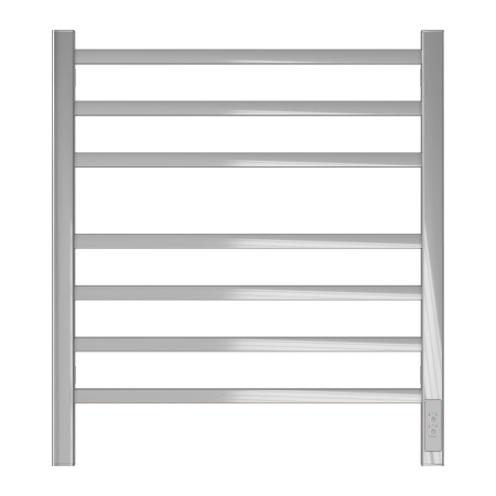 Фото полотенцесушитель электрический point вега pn71856 п7 500x600, диммер справа, хром