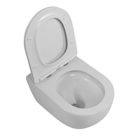 Фото унитаз подвесной безободковый cezares stream-tor czr-2426-th-tor/sc, сиденье микролифт