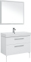 Фото комплект мебели aquanet nova 90 белый (2 ящика)