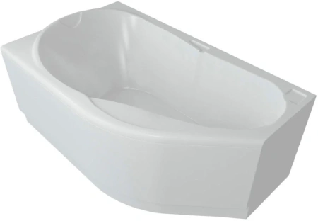 Фото акриловая ванна aquatek таурус левая 170*100 см, белая