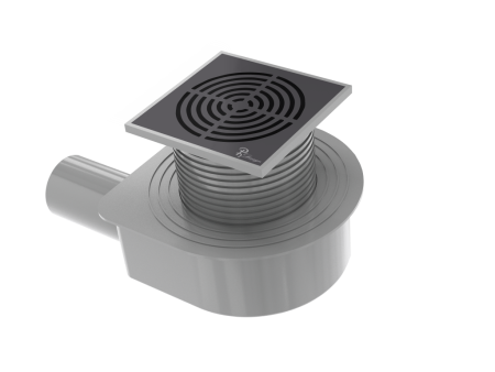 Фото душевой трап boheme smart design 984-15-b 15*15 cm, черный