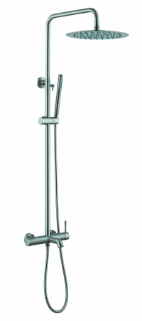 Фото душевая колонна boheme uno 468-nb, никель брашированный