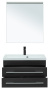 Фото комплект мебели aquanet верона 75 new черный матовый