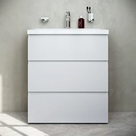 Фото тумба напольная am.pm gem s m91fsx0752wg 75 см, белая