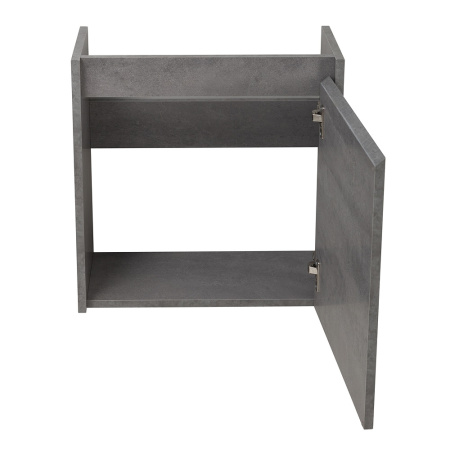 Фото тумба подвесная belbagno kraft mini 50 cemento grigio, правая