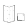 Фото душевой уголок rgw dolphin tn-206-j (90-92) 90x90 стекло рифленое/хром