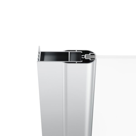 Фото дверь в нишу ravak supernova sdz3-90 02v701o2z1 90*195 см, профиль белый/стекло прозрачное