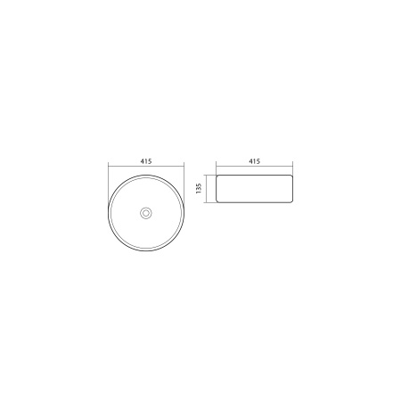 Фото раковина накладная для установки на столешницу aquatek европа aq5558-00, 415*415*135 мм