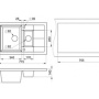 Фото кухонная мойка granula gr-7802 графит