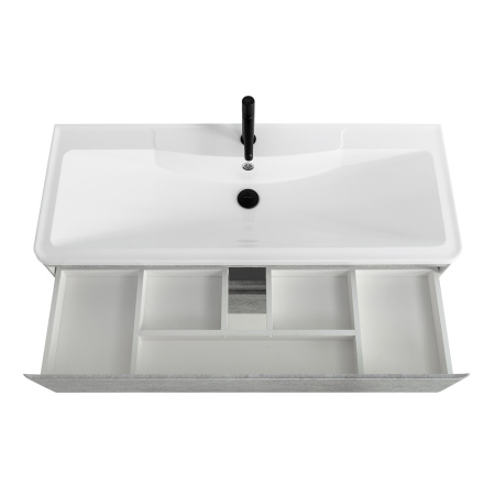 Фото тумба подвесная belbagno albano 120 cemento verona grigio 