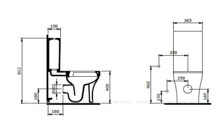 Фото бачок для унитаза allen brau priority/infinity 4.xx000.20, белый глянец