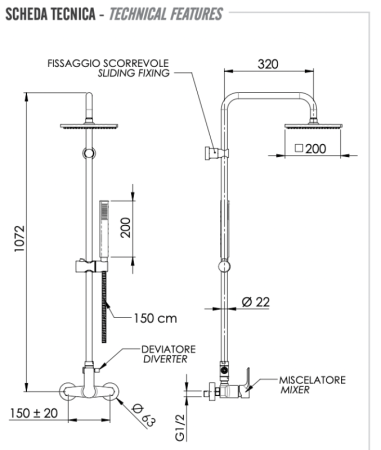 Фото душевая система remer energy ey37x7ss9ssbo, белый матовый