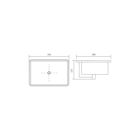 Фото раковина для монтажа под столешницу aquatek aq10491-00, 530*380*225 мм
