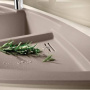 Фото мойка кухонная blanco zia 9 520642 жемчужный silgranit угол мойка