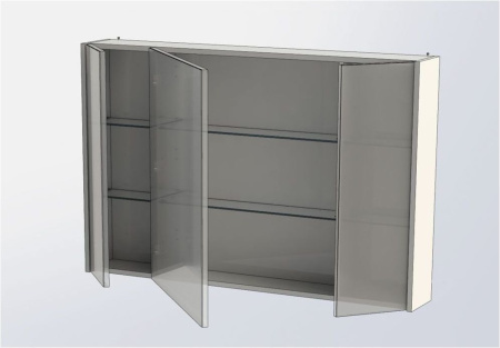 Фото зеркало-шкаф aquanet остин 120 белый