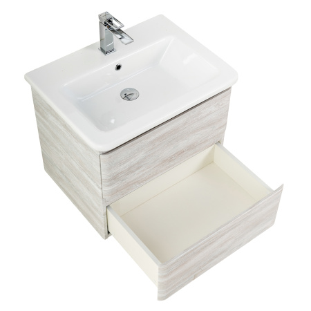 Фото тумба подвесная  belbagno albano-cer 60 rovere vintage bianco 