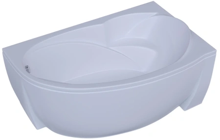 Фото акриловая ванна aquatek бетта правая 150*95 см, белая