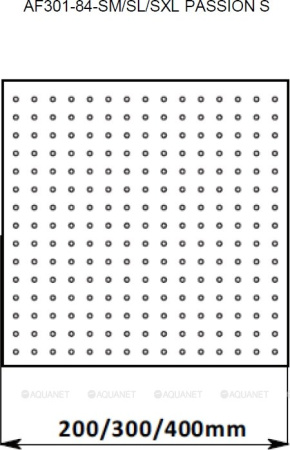 Фото верхний душ aquanet passion af301-84-sl, хром