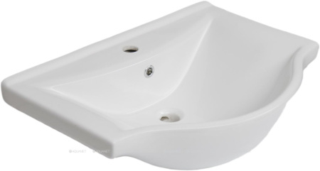 Фото раковина для тумбы aquanet everson 65 ecb58651, белая
