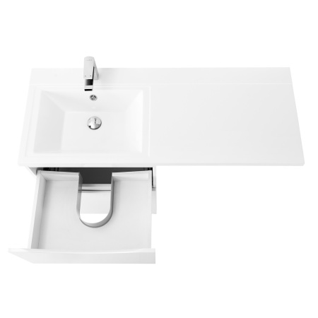 Фото тумба напольная belbagno lavanderia-58/120-l bianco lucido