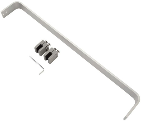 Фото рейлинг для полотенцесушителя allen brau infinity 8.21007.ba серебро браш