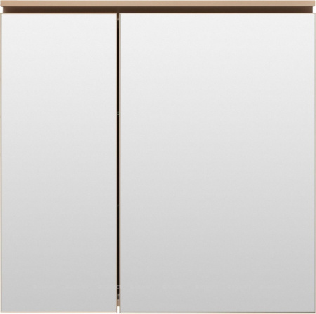 Фото зеркало-шкаф de aqua алюминиум 80 медь