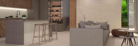 Dune Zement, Керамогранит, 60x120 см