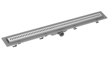 Фото душевой трап ravak zebra x01433 75 см, решетка хром