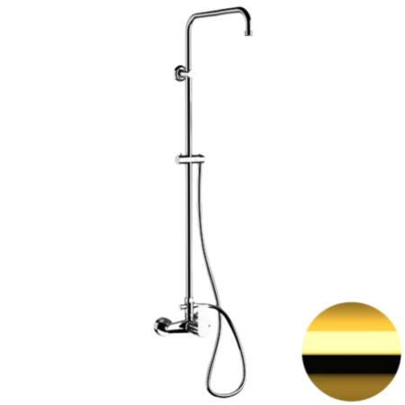 Фото душевая система remer energy ey37assddo, золото глянцевое
