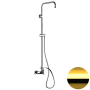 Фото душевая система remer energy ey37assddo, золото глянцевое