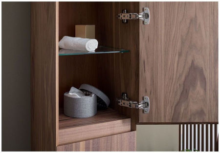 Фото пенал подвесной aquanet нью-йорк 35 орех