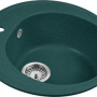 Фото гранитная мойка aquagranitex m-08 зеленый