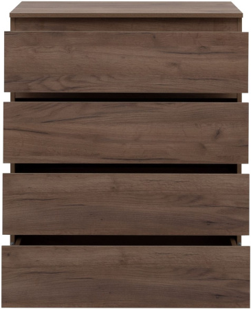 Фото комод aquanet сканди 80*48 см, дуб крафт (4 ящика)