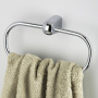 Фото полотенцедержатель wasserkraft berkel к-6860 кольцо хром