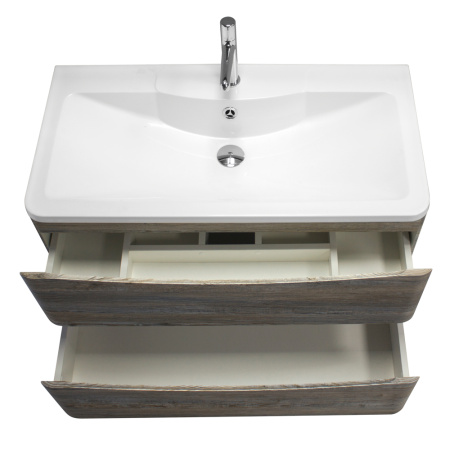 Фото тумба подвесная  belbagno acqua 100 pino scania 