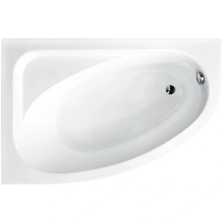Фото акриловая ванна besco cornea левая 140*80 см, белая
