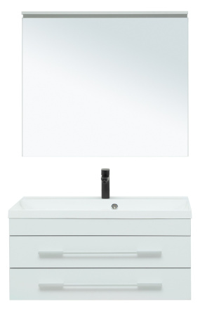 Фото комплект мебели aquanet верона 90 new белый матовый