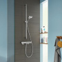 Фото смеситель с термостатом hansgrohe ecostat e 15773000 для душа