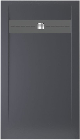 Фото поддон литьевой камень allen brau infinity 8.21005-am 140*90 см, антрацит