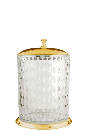Фото ведро boheme chiaro 10518, золото/хрусталь